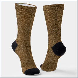 Bronze-Glitzer Socken