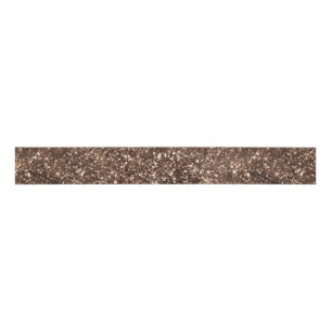 Bronze-Glitzer strahlt luxuriös aus Ripsband