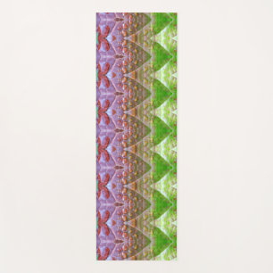 Bronze & grünes Leaf Ikat 2 stühlen Lange Wege Yogamatte