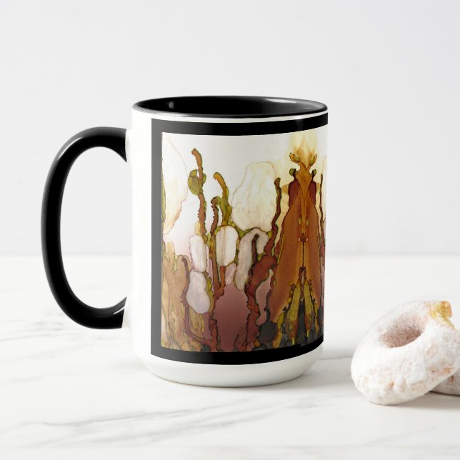 Bronze Imagination Alkohol Tinte Tasse (Mit Donut)