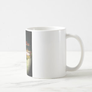 Bronze-Kaninchenskulptur mit inspirierenden Zitate Kaffeetasse
