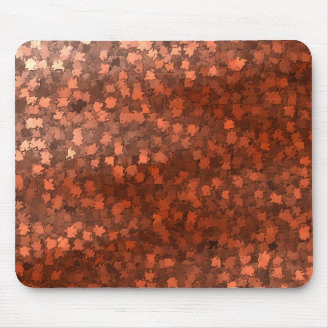 Bronze-Leaf-Camouflage Mousepad (Vorne)