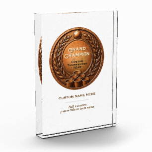 Bronze-Medaille Beer-Pong-Turnier-Meisterschaft Fotoblock