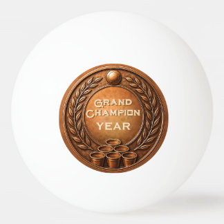 Bronze-Medaille Beer-Pong-Turnier-Meisterschaft Tischtennisball