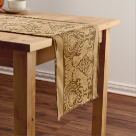 Bronze Peacocks Table Runner Kurzer Tischläufer