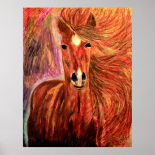 BRONZE STAR HORSE BY DEBBIE DAVIDSOHN POSTERS GIFT POSTER