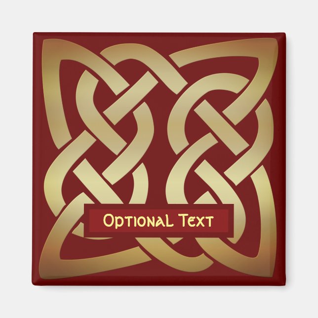 Bronze Tone Celtic Knot Magnet (Vorne)