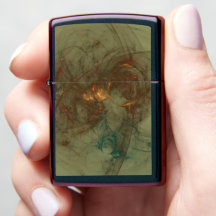 Bronze- und Oliven-abstrakte Kunst