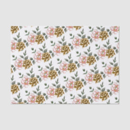 Bronze- und Pink-Peony-Tissue Seidenpapier