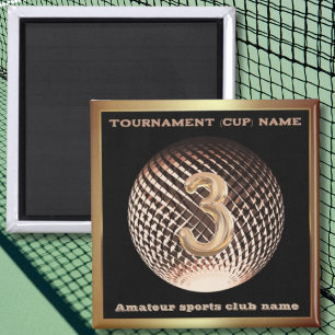 Bronzemedaille 3. Platz Gewinner des Sports Award Magnet