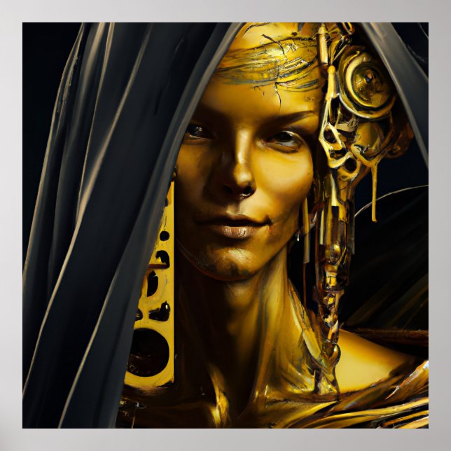 Bronzemedaille aus schwarzem Gold - Fantasy 7 Poster (Vorne)