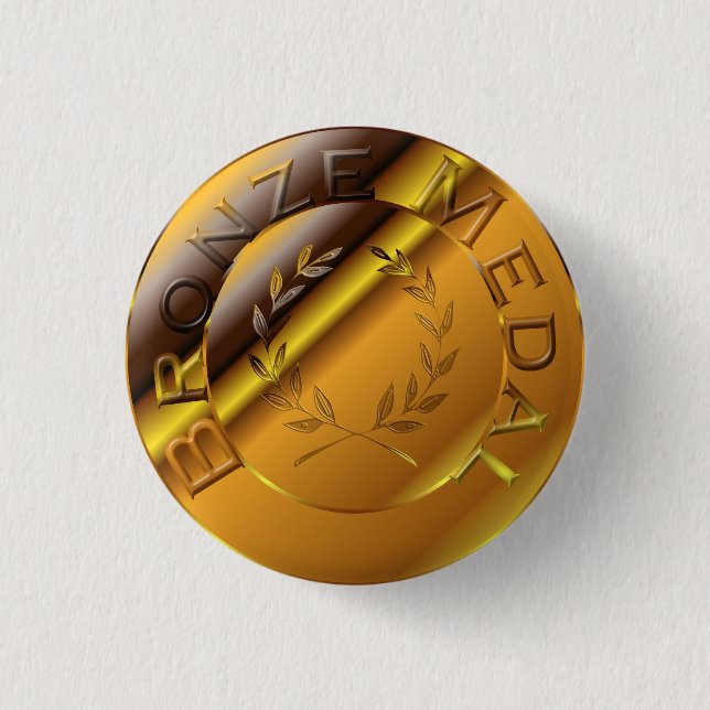 Bronzemedaille Button (Vorderseite)