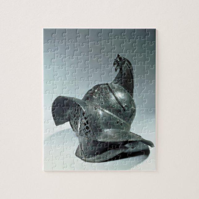 Bronzesturzhelm von Thracian Gladiator, römisch, (Vertikal)