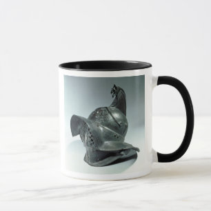 Bronzesturzhelm von Thracian Gladiator, römisch, Tasse