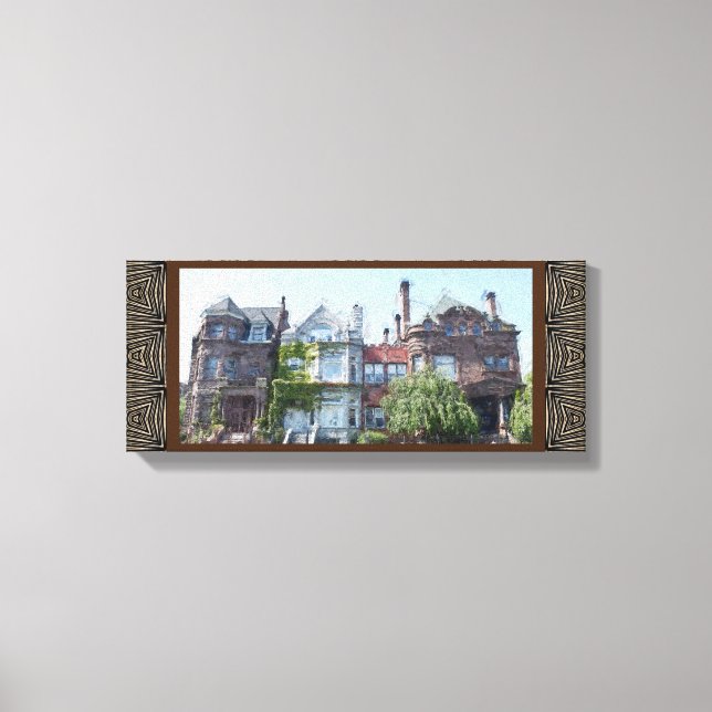 Bronzeville Chicago, IL Southside Leinwanddruck (Vorderseite)