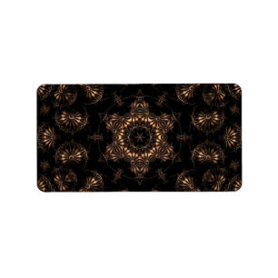 Bronzezeit-Mandala  Adressaufkleber