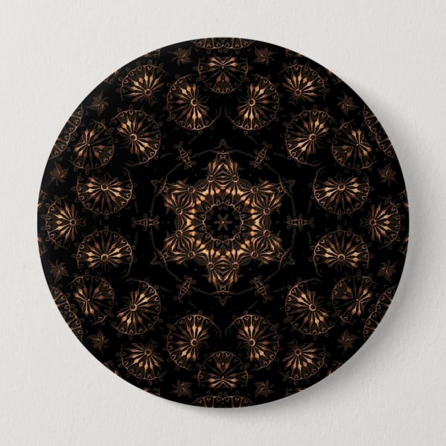 Bronzezeit-Mandala  Button (Vorderseite)