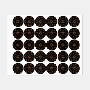 Bronzezeit-Mandala Etiketten