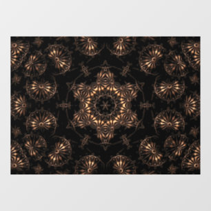 Bronzezeit-Mandala Fensteraufkleber