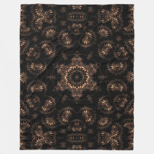 Bronzezeit-Mandala Fleecedecke