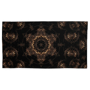 Bronzezeit-Mandala-Kissenbezug Kissenbezug