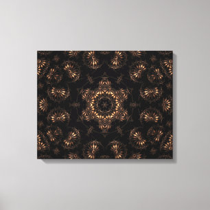Bronzezeit-Mandala  Leinwanddruck