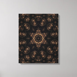 Bronzezeit-Mandala  Leinwanddruck