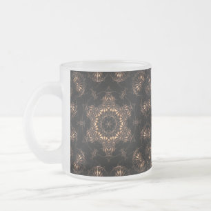 Bronzezeit-Mandala  Mattglastasse