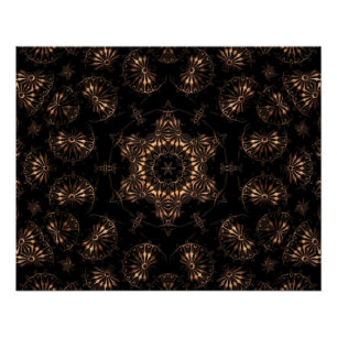 Bronzezeit-Mandala Poster