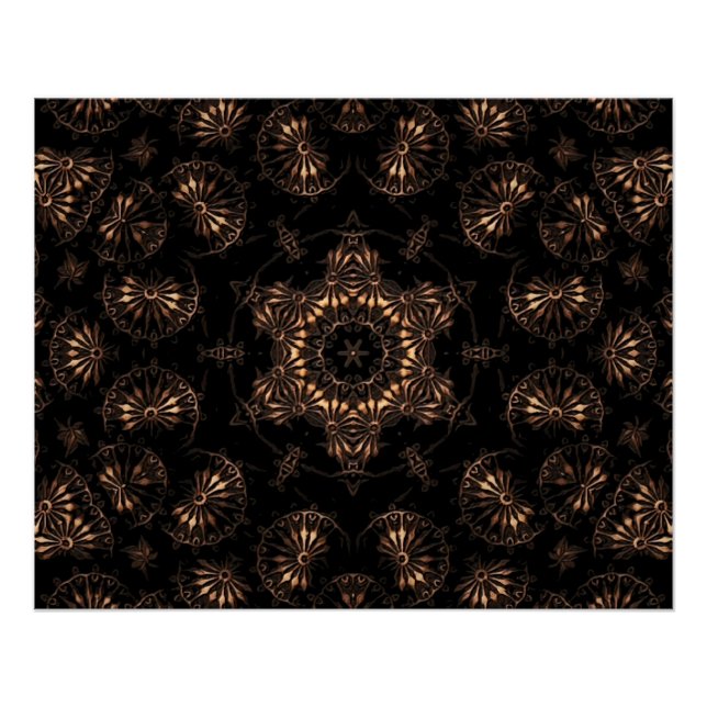 Bronzezeit-Mandala  Poster (Vorderseite)