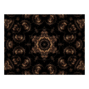 Bronzezeit-Mandala  Poster