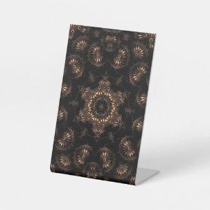 Bronzezeit-Mandala  Sockelschild