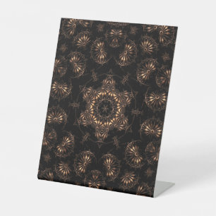 Bronzezeit-Mandala  Sockelschild