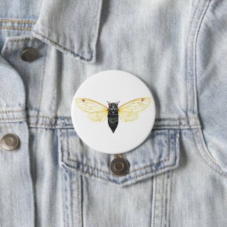 Brood X 17 Jahre Periodische Cicada Button