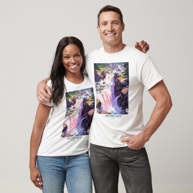 Brook Falls, Alaska, USA T-Shirt (Unisex)