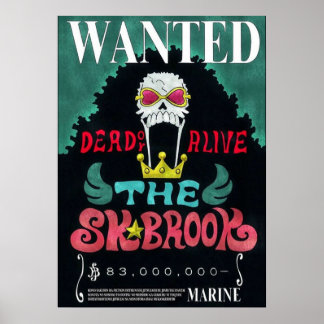 Brook One Piece Poster