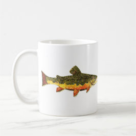 Brook Trout Fischmalerei Kaffeetasse