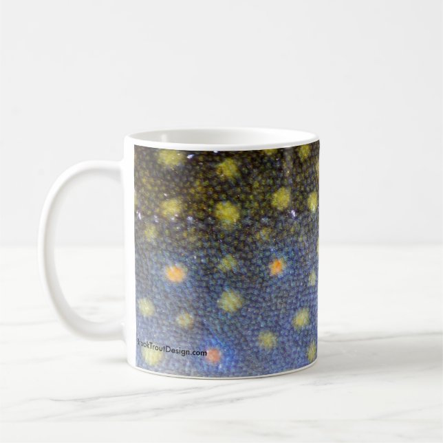 Brook Trout Scales Kaffeetasse (Links)