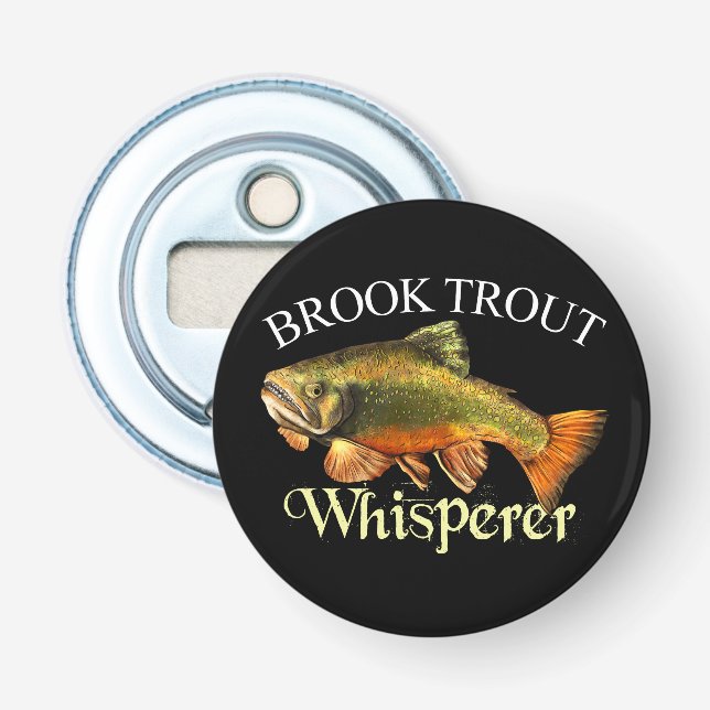 Brook Trout Whisperer Dark Flaschenöffner (Vorderseite)