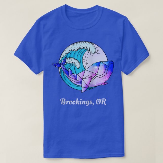 Brookers oder japanischer Paint Geometric Orca Kil T-Shirt (Design vorne)