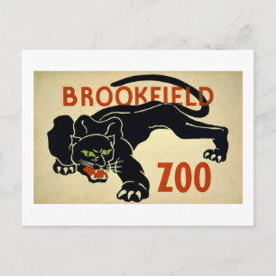 Brookfield-Panther Postkarte