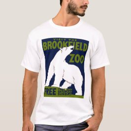 Brookfield Zoo, Bundesstaatlich Art Program Poster T-Shirt