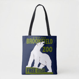 Brookfield Zoo, Bundesstaatlich Art Program Poster Tasche