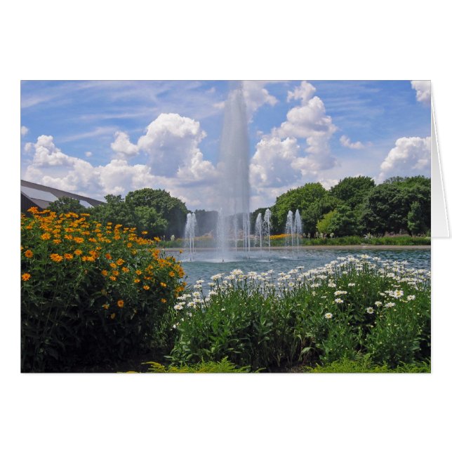 Brookfield Zoo - Carte Fontaine (Devant Horizontal)