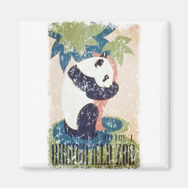 Brookfield Zoo-Panda beunruhigt Magnet (Vorne)