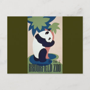 Brookfield Zoo Panda Postkarte