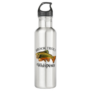 Brookforellen-Flüsterer Leicht Edelstahlflasche