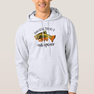 Brookforellen-Flüsterer-Licht Hoodie