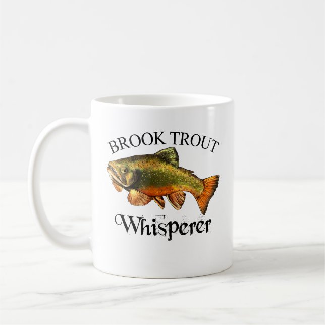 Brookforellenflüsterer Light Tasse (Links)