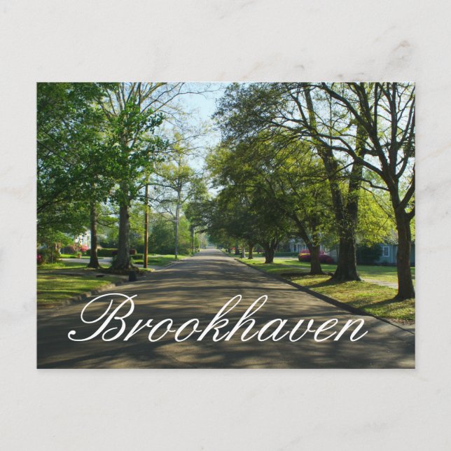 Brookhaven, Mississippi Postkarte (Vorderseite)